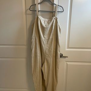 Old Navy Linen Jumpsuit with Pockets